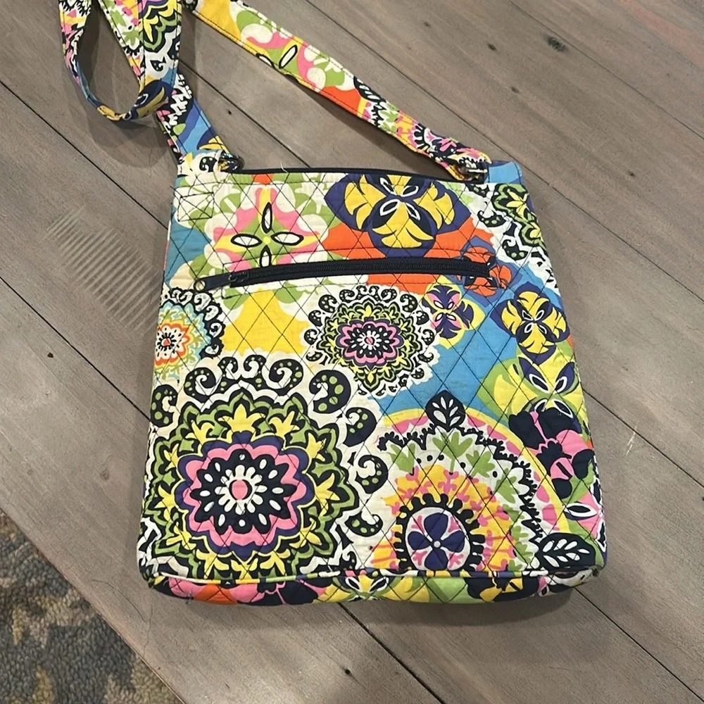 Vera Bradley Quilted Crossbody Bag Rio - Picture 3 of 6